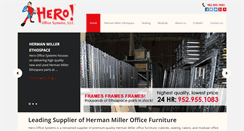 Desktop Screenshot of heroofficesystems.com