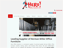 Tablet Screenshot of heroofficesystems.com